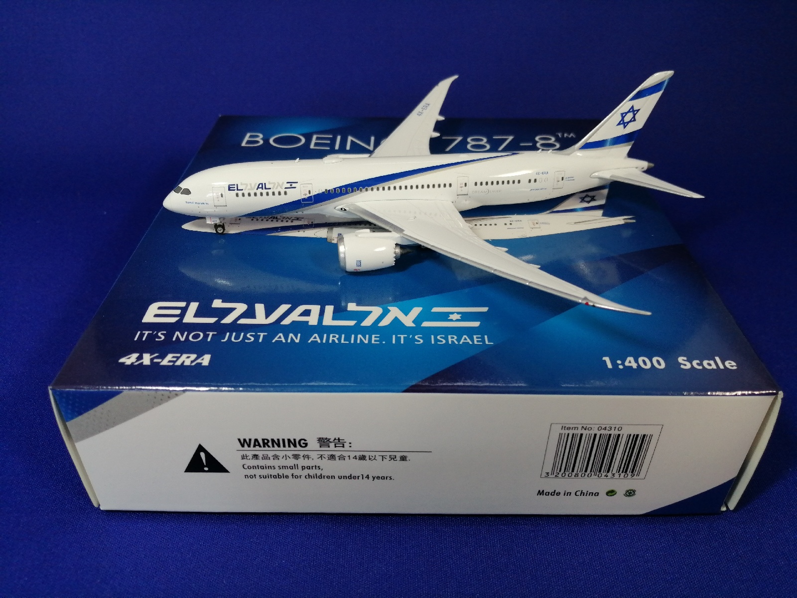 04310 Phoenix ELAL / エル・アル航空 イスラエル B787-8 4X-ERA 1:400