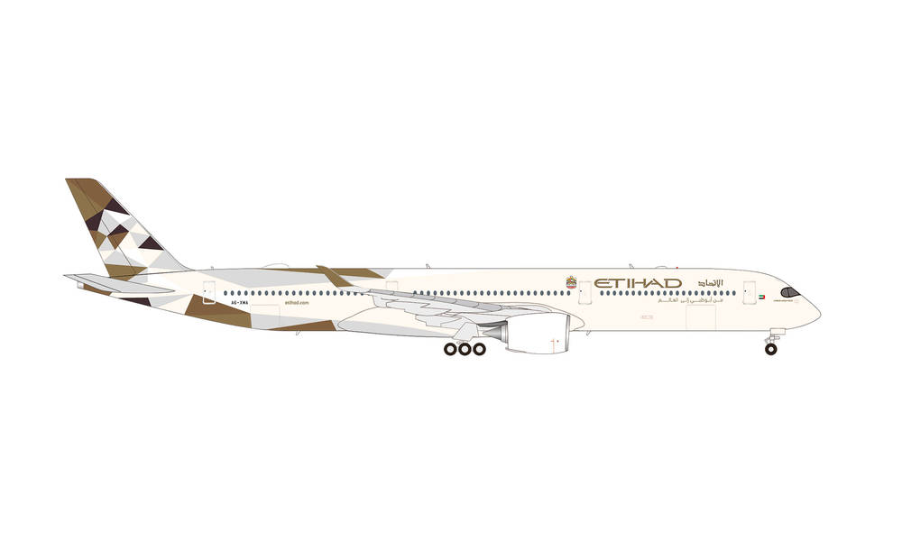 536639 Herpa Etihad / エティハド航空 A350-1000 A6-XWA 1:500 完売