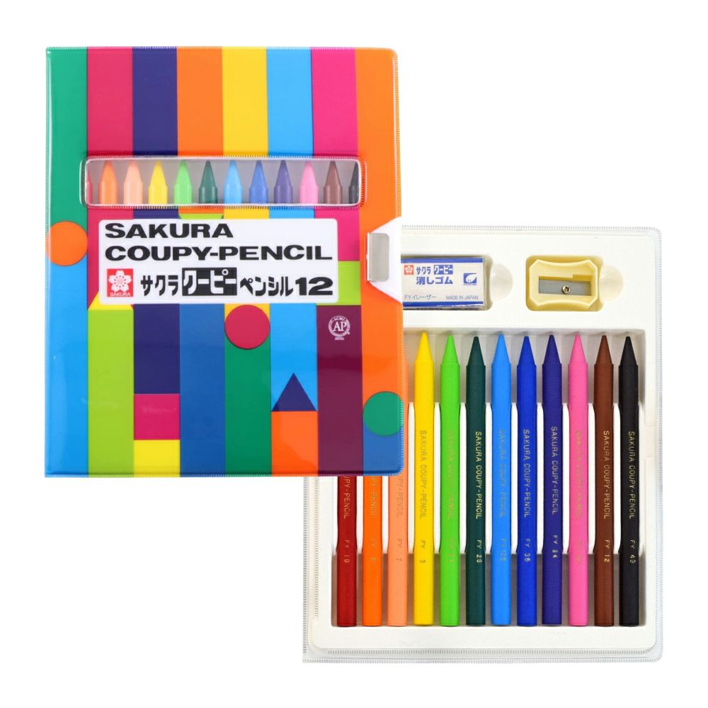 ク－ピ－色鉛筆24色（スタンダード） | サクラクレパス OFFICIAL SHOP