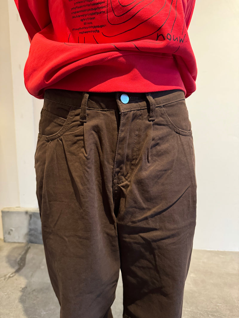 ブラウンタックワイドパンツ DPB85009 – CRAMMY