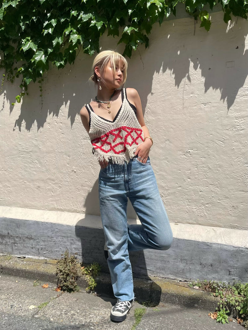 フリンジニットキャミソール DPB19141 – CRAMMY