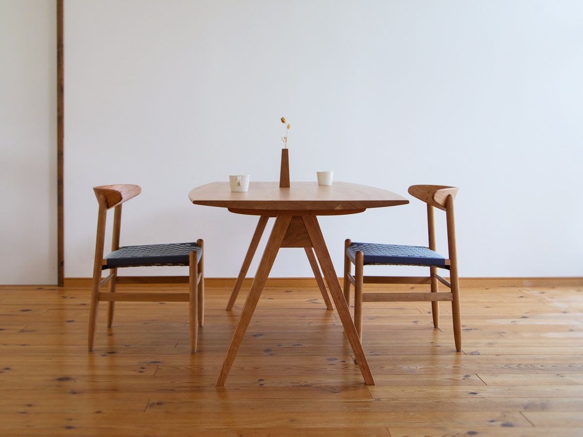 チェリーのダイニングテーブル5263納品事例・T-225 家具工房クラポ