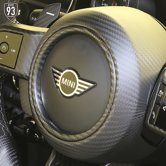 MINI専用リアルカーボン製 ステアリングエアバッグカバー for F54,F55