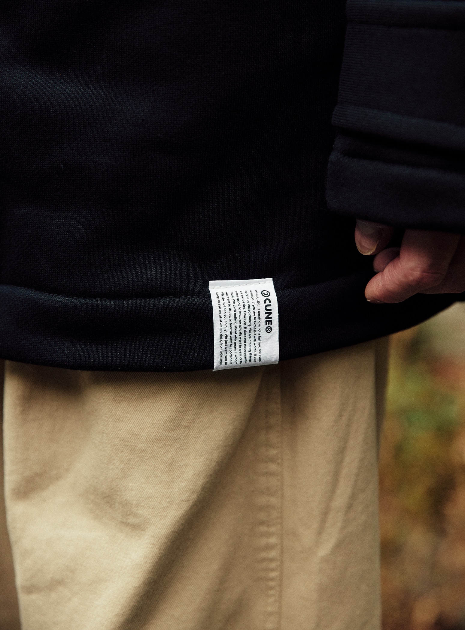 裏毛のPコート｜ウサギがいる｜CUNE ONLINE STORE