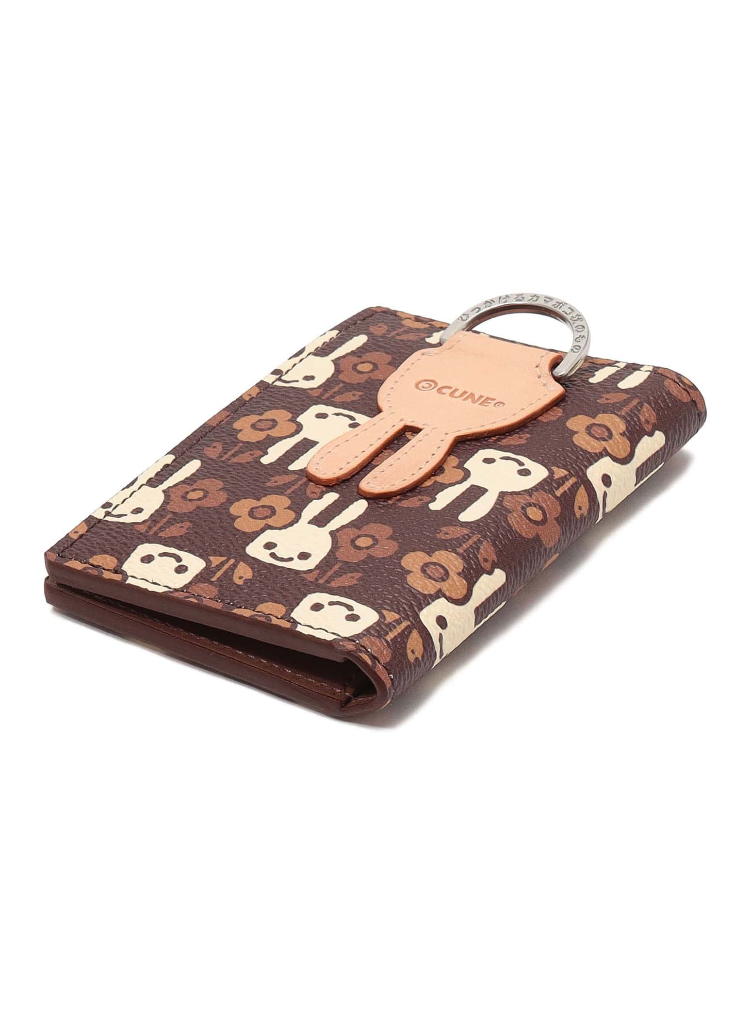 花グラムカードケース｜ウサギがいる｜CUNE ONLINE STORE