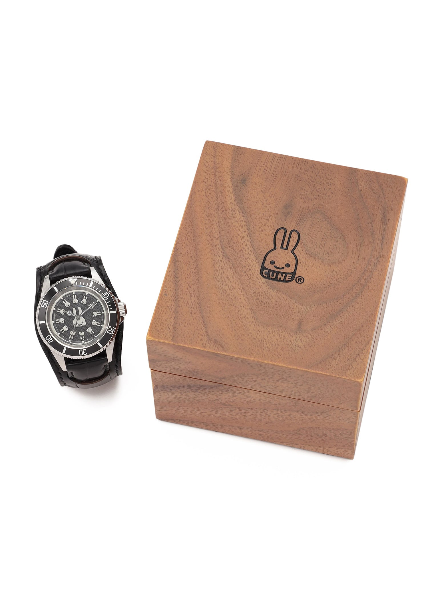 CUNE CUSTOM WRIST WATCH Nile Crocodile Belt｜ウサギがいる｜CUNE