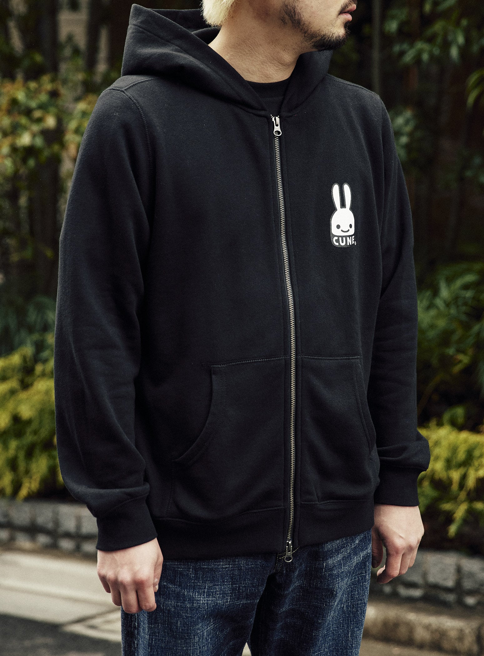CUNE ZIP PARKA CUNEウサギ｜ウサギがいる｜CUNE ONLINE STORE