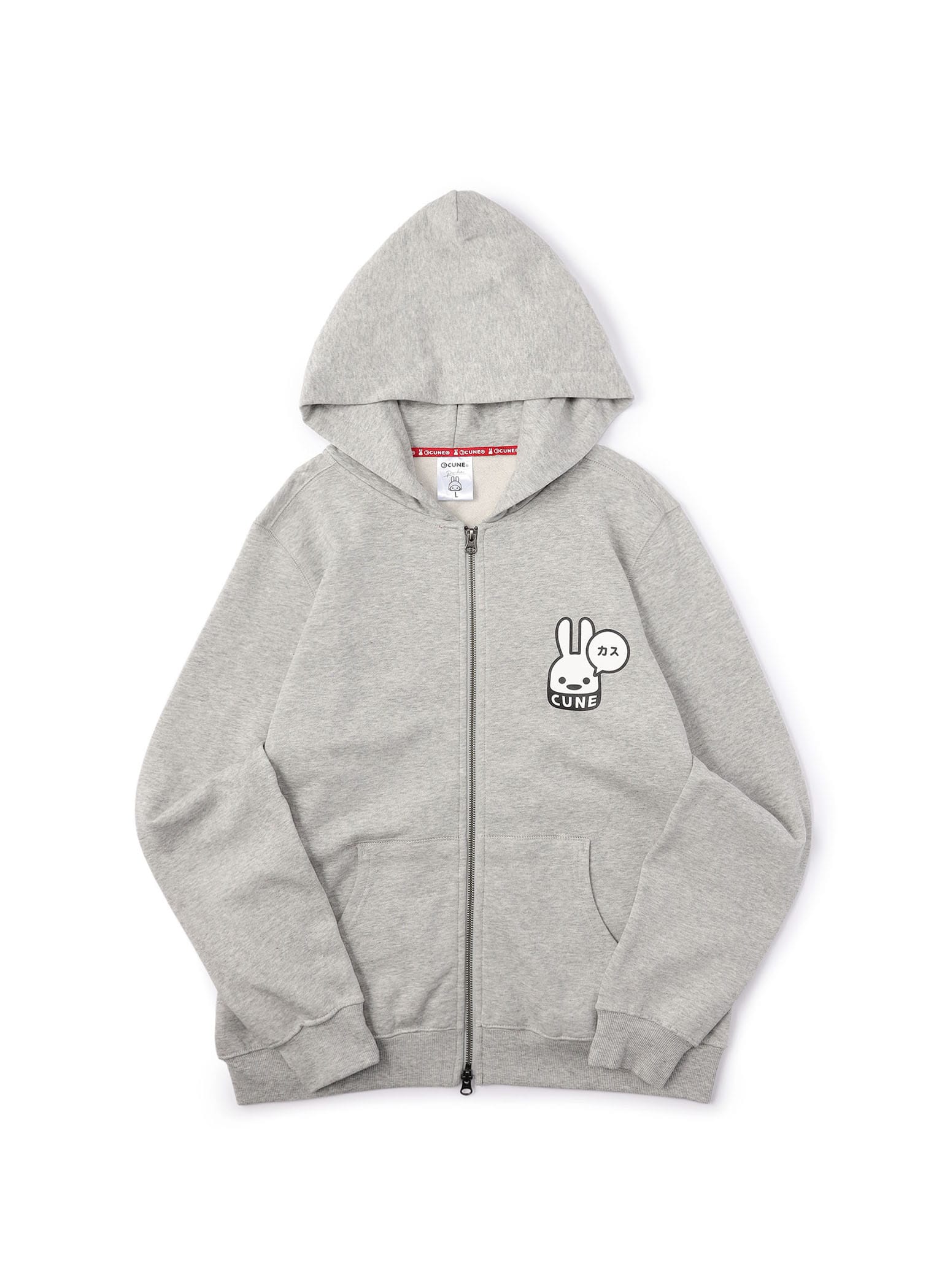 CUNE ZIP PARKA カス｜ウサギがいる｜CUNE ONLINE STORE