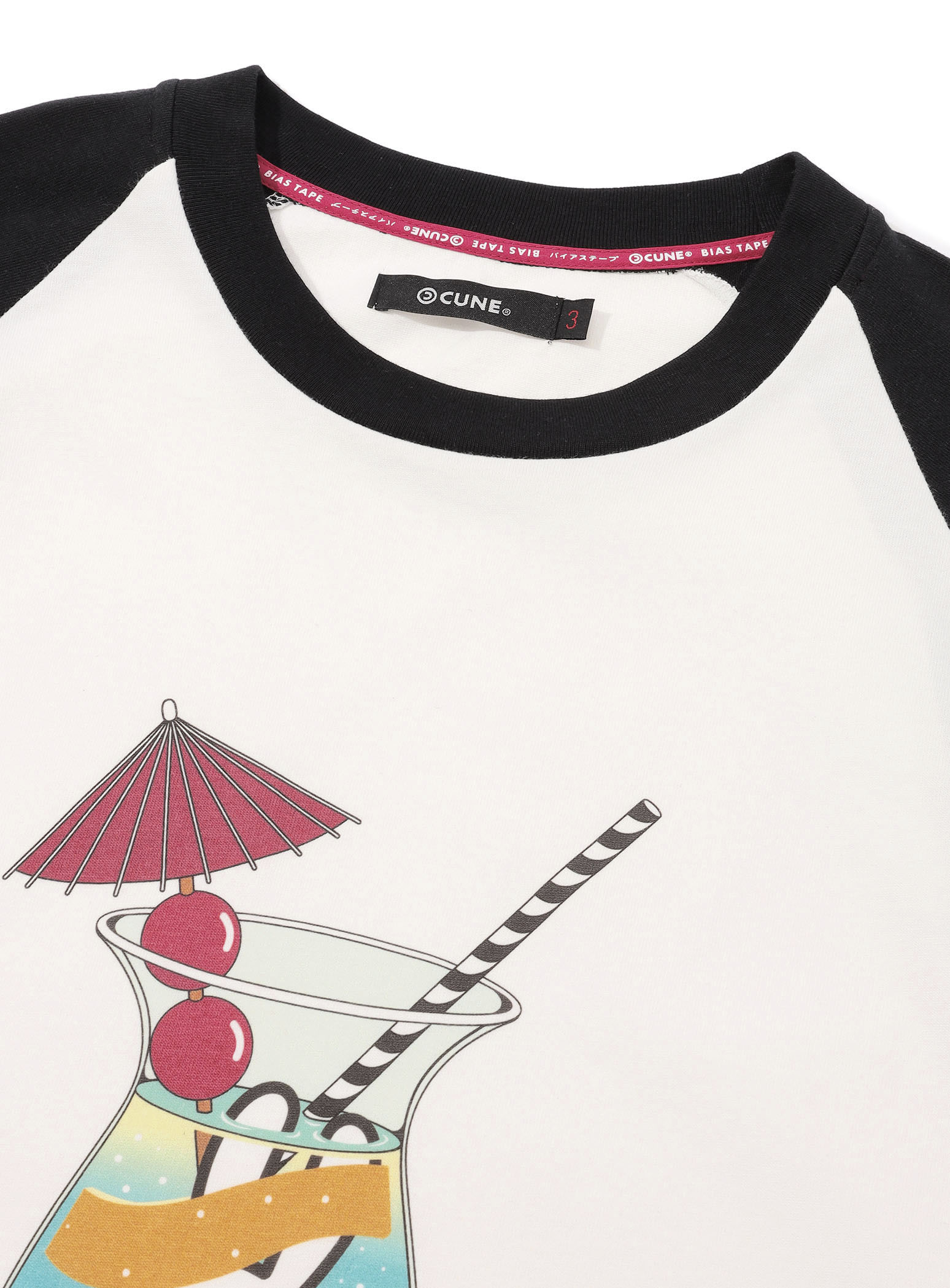 ラグランTシャツ カクテル｜ウサギがいる｜CUNE ONLINE STORE