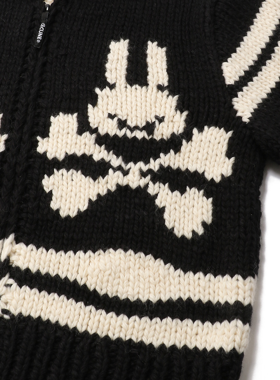 ハートカウチンセーター｜ウサギがいる｜CUNE ONLINE STORE