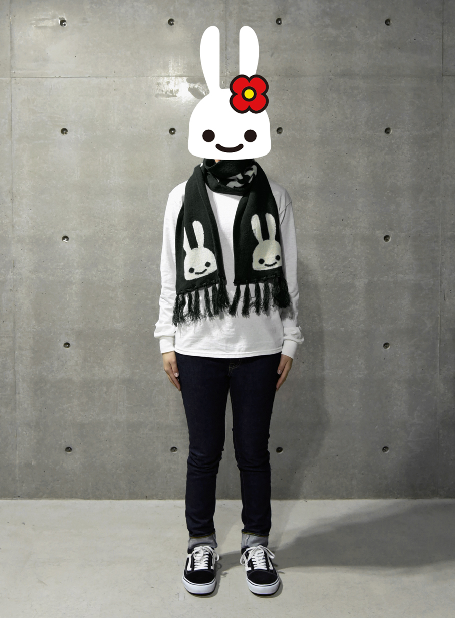 CASHMERE100%マフラー｜ウサギがいる｜CUNE ONLINE STORE