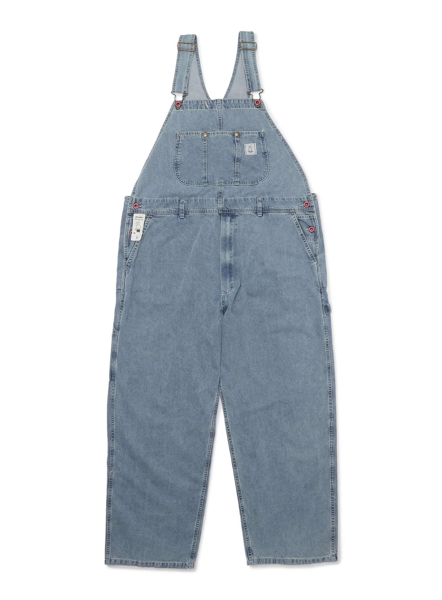 CUNE RELAX WORK WEAR＞ オーバーオール 加工｜ウサギがいる｜CUNE