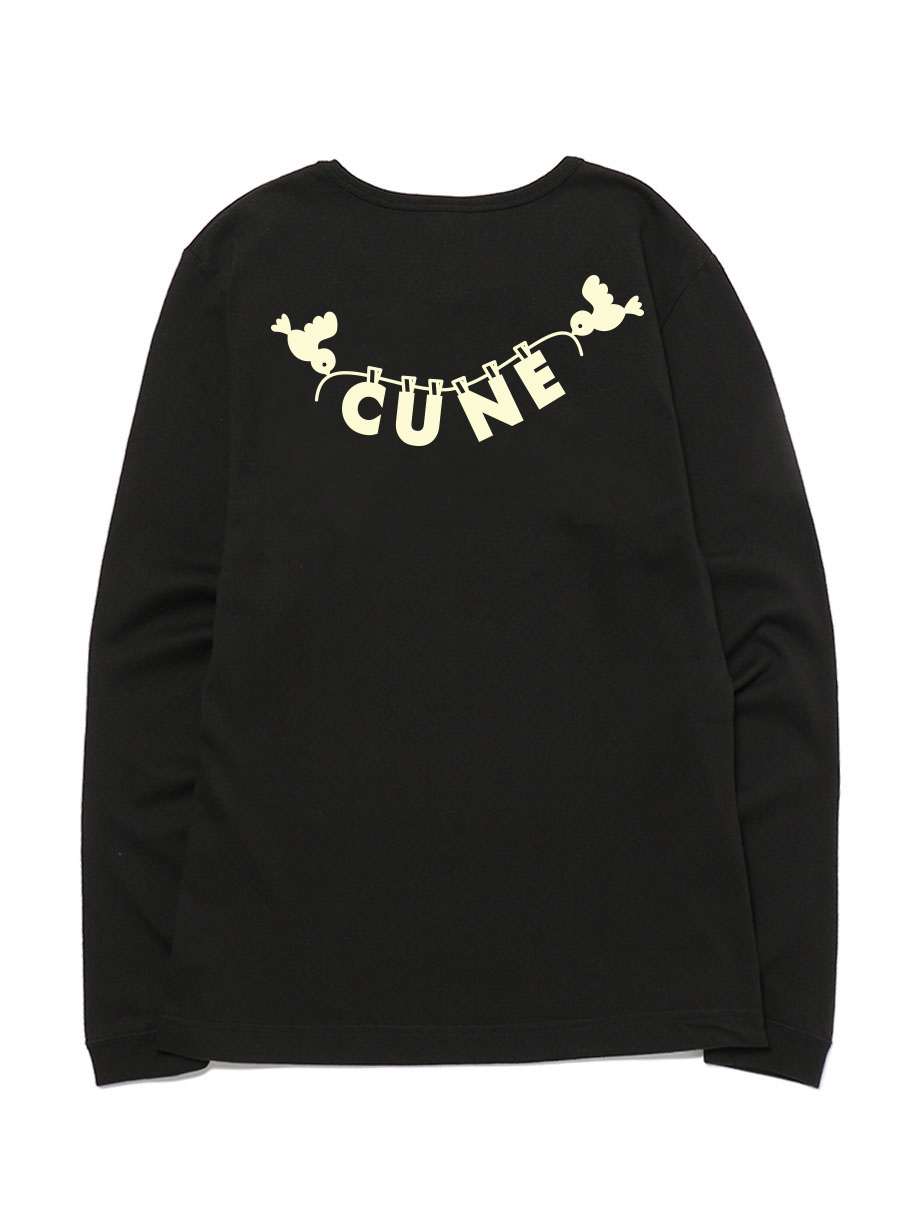 CUNE LS Tee 鳥とうさぎ｜ウサギがいる｜CUNE ONLINE STORE