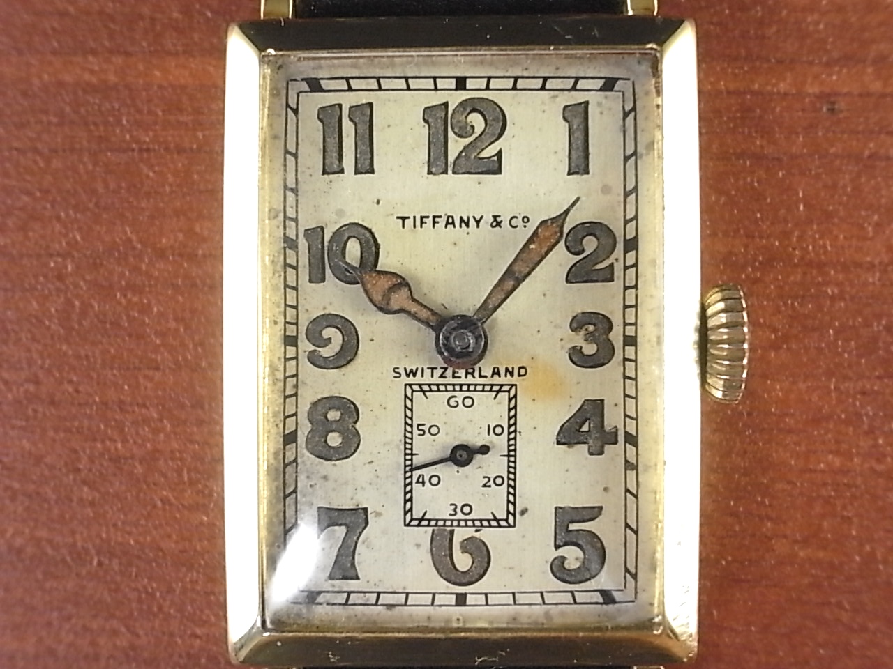 ティファニー byロンジン 18KYG レクタンギュラー 1920年代 | VINTAGE