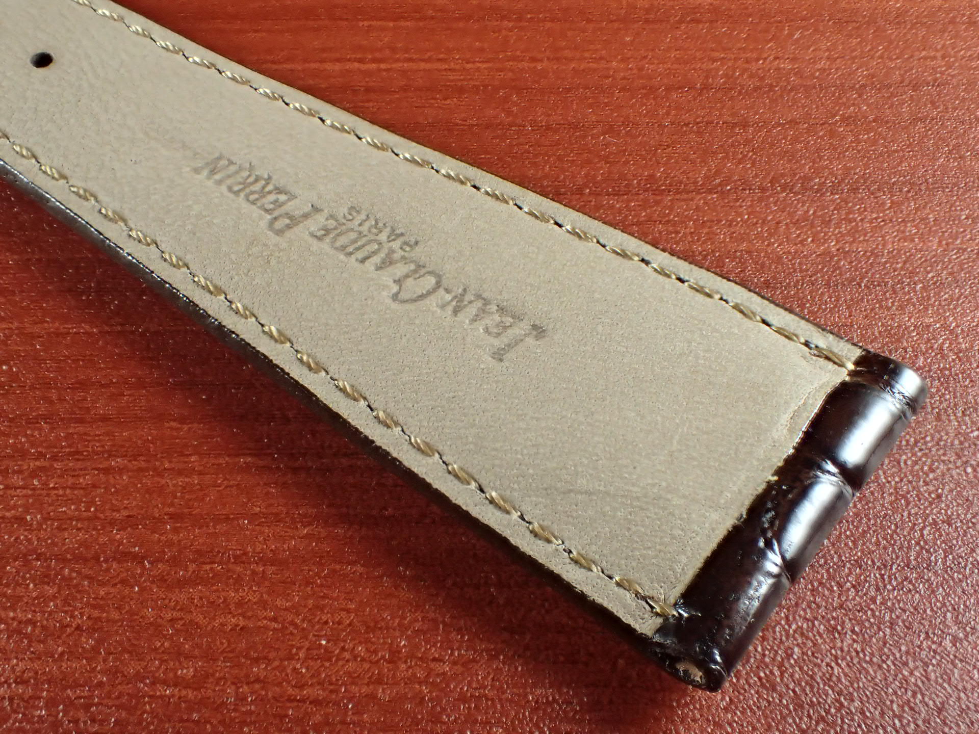 ジャン・クロード ペラン革ベルト（オールドペラン）クロコダイル