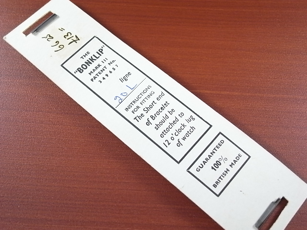 ボンクリップ バンブーブレス N.O.S. 13mmタイプ 16mm BONKLIP