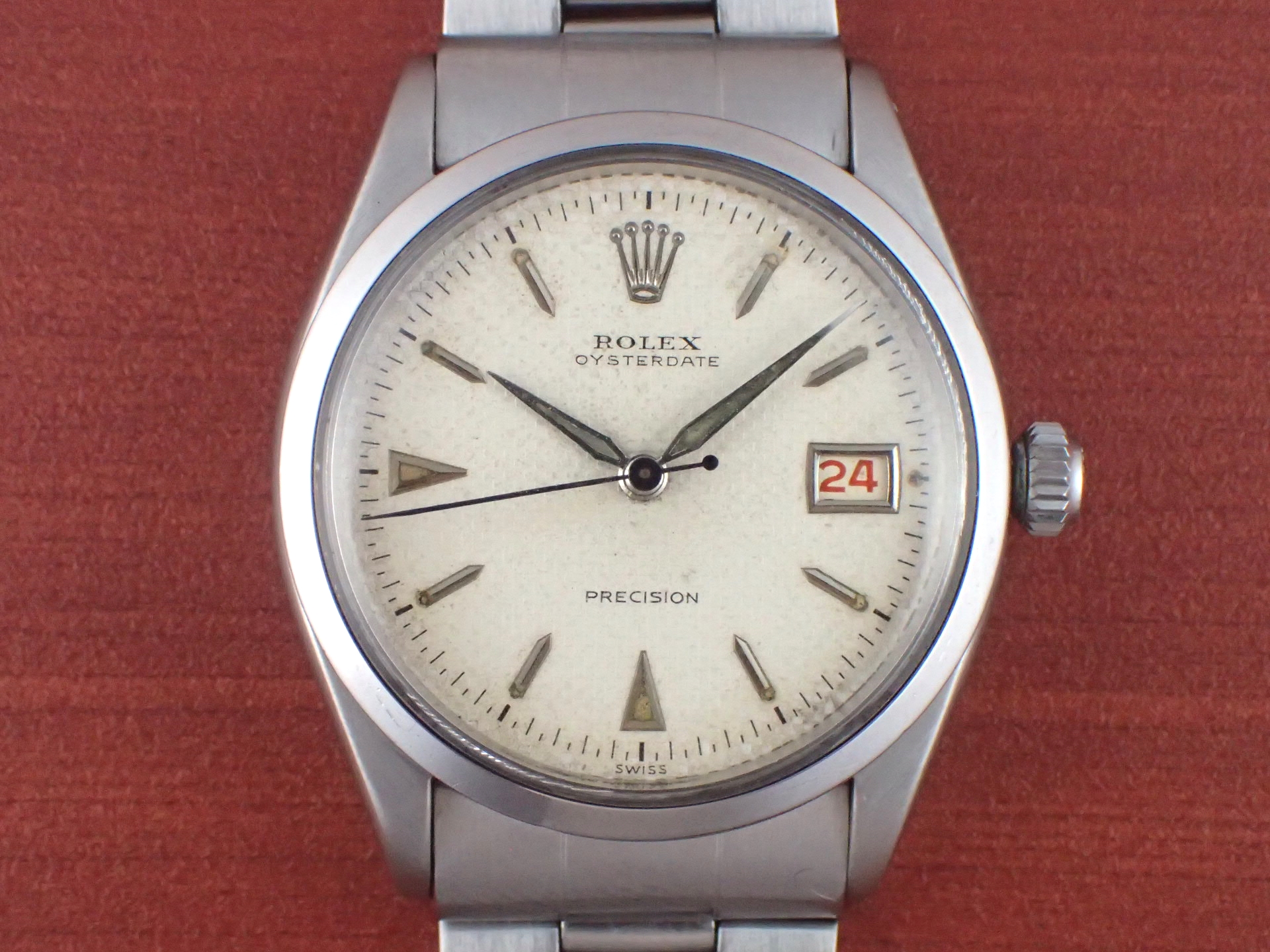 ロレックス オイスターデイト ハニカムDL Ref.6294 1950年代 | VINTAGE