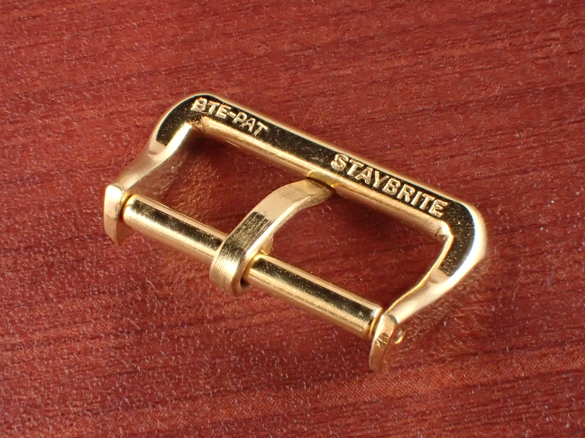 ヴィンテージ 18KYGP尾錠 16mm ニューオールドストック N.O.S. 1940