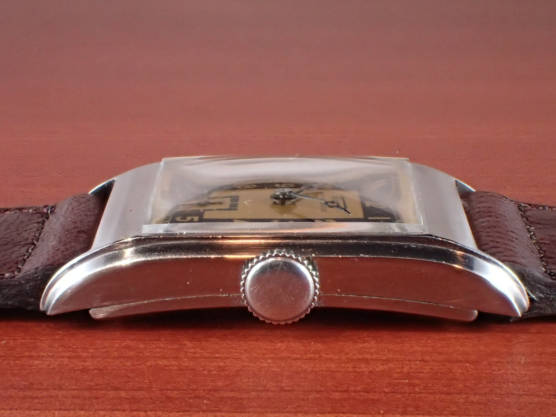 ティソ レクタンギュラー Cal.20 ゴールド/ブラック 1930年代