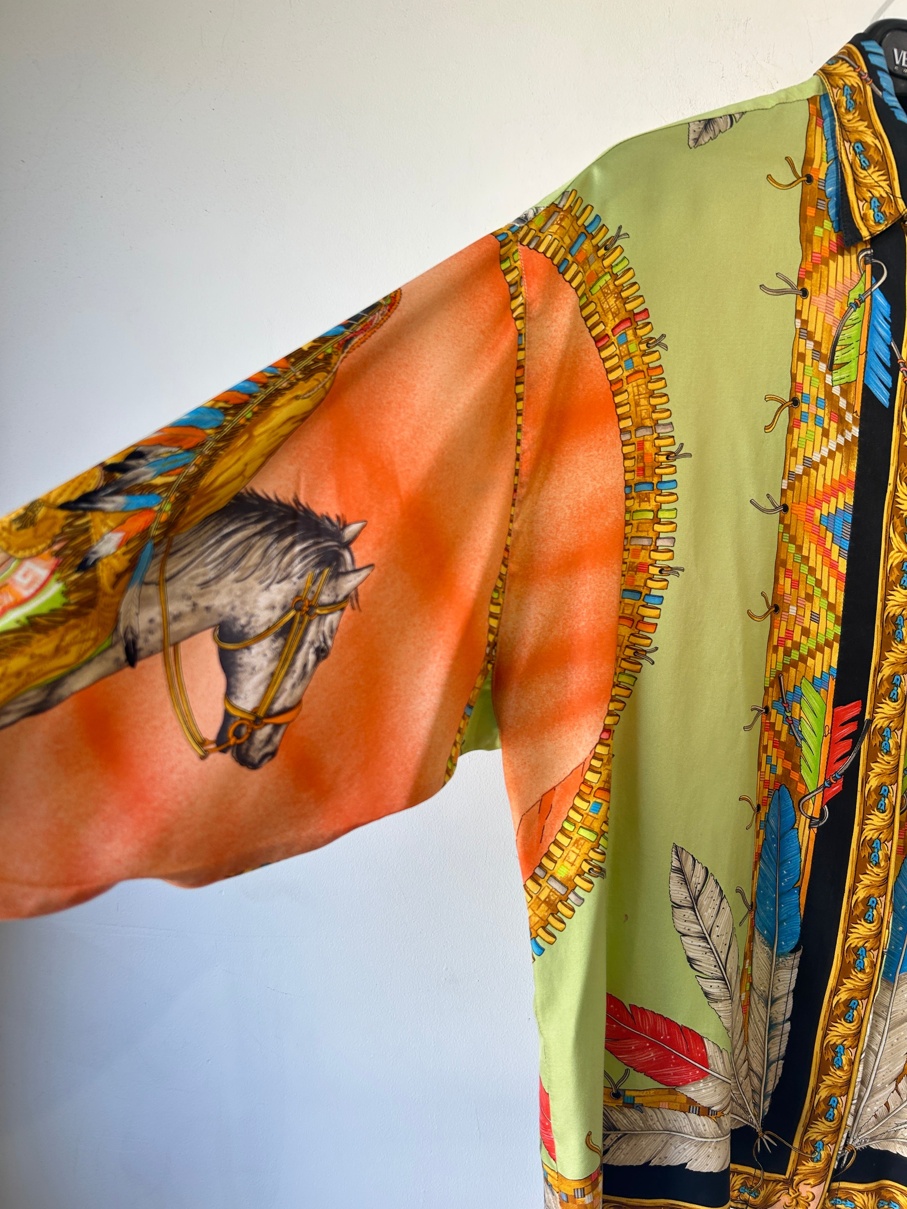 Vintage Gianni Versace Silk Printed Top – The Curatorial Dept.