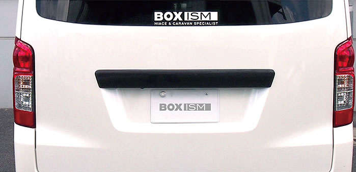 NV350 キャラバン専用 boxystyle リアゲートハンドル カーボンカバー
