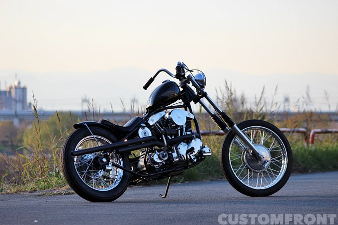 ハーレー ショベルヘッド FL 1969のチョッパーカスタム・SHOP SAM'S