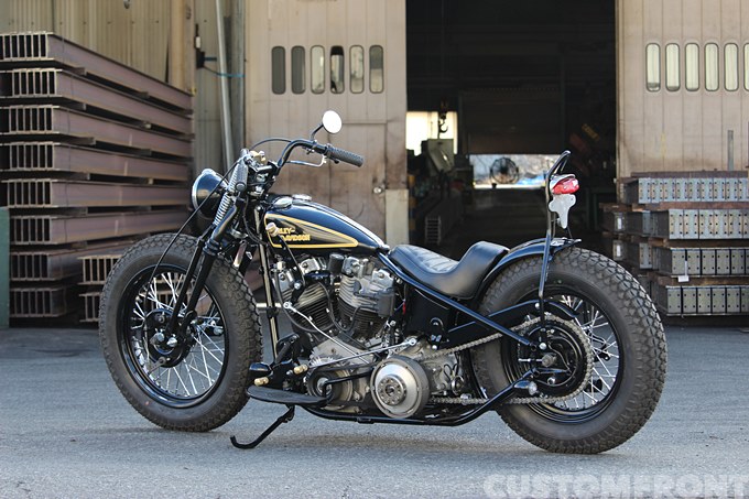 ハーレー ショベルヘッド FX 1981のチョッパー カスタム・モトショップ