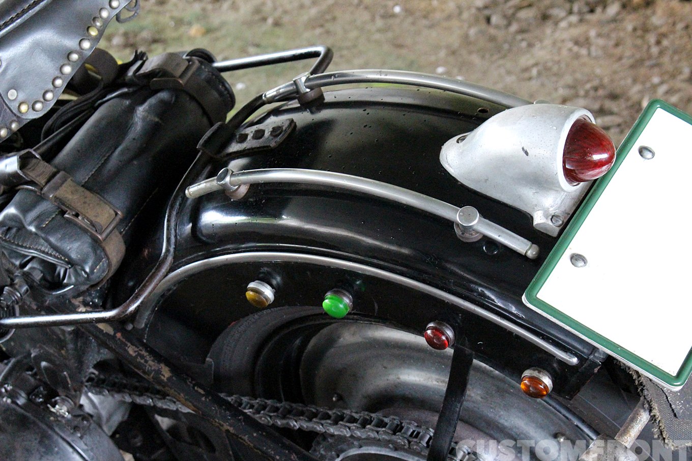 ハーレー ボバーカスタムのナックルヘッド FL1942・ハマーサイクル