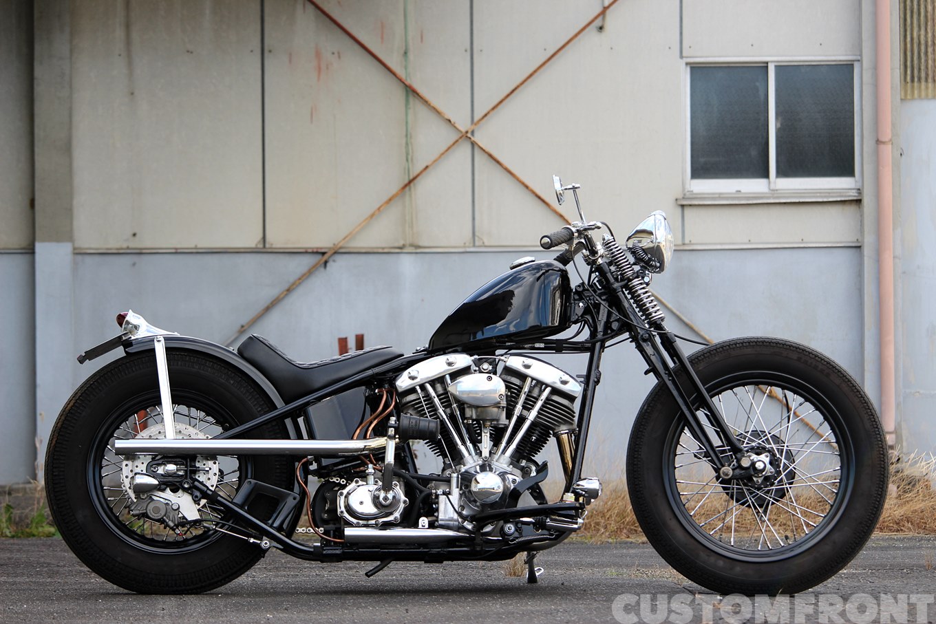 ハーレー ショベル FX1200 1975のチョッパーカスタム・ミックス
