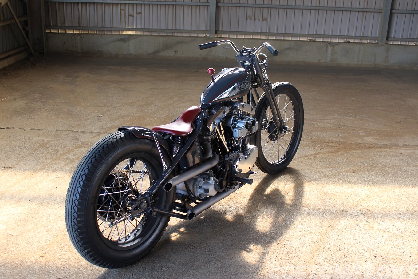 ハーレーカスタム ショベルヘッド FL 1966・シュアショット SURE SHOT