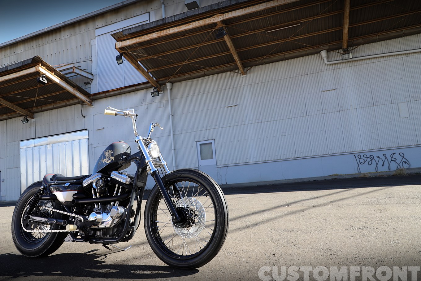 ハーレー スポーツスターのチョッパー XLH883 2003・インフィニティ