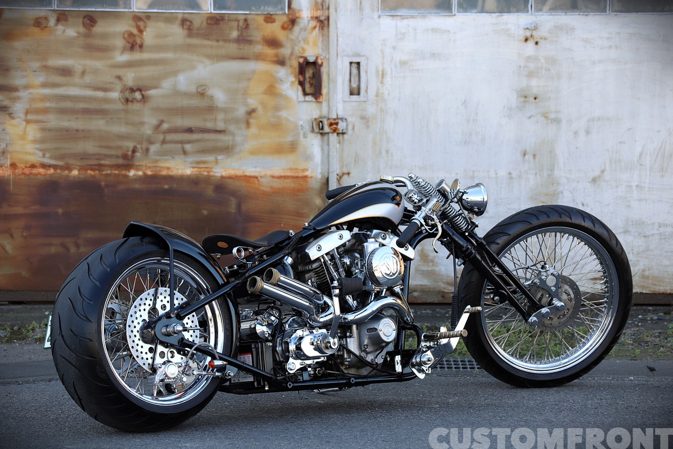 ハーレー グースネックショベルヘッドのカスタム 1980・遠藤自動車