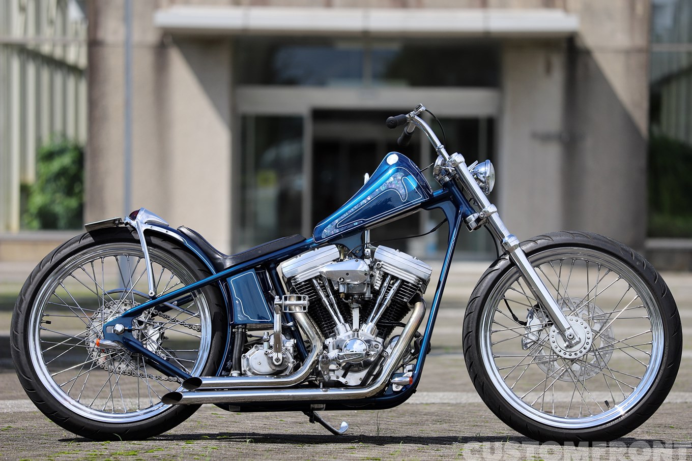 ハーレーダビッドソンのEVOリジッドチョッパー1998・WCREST ダブル