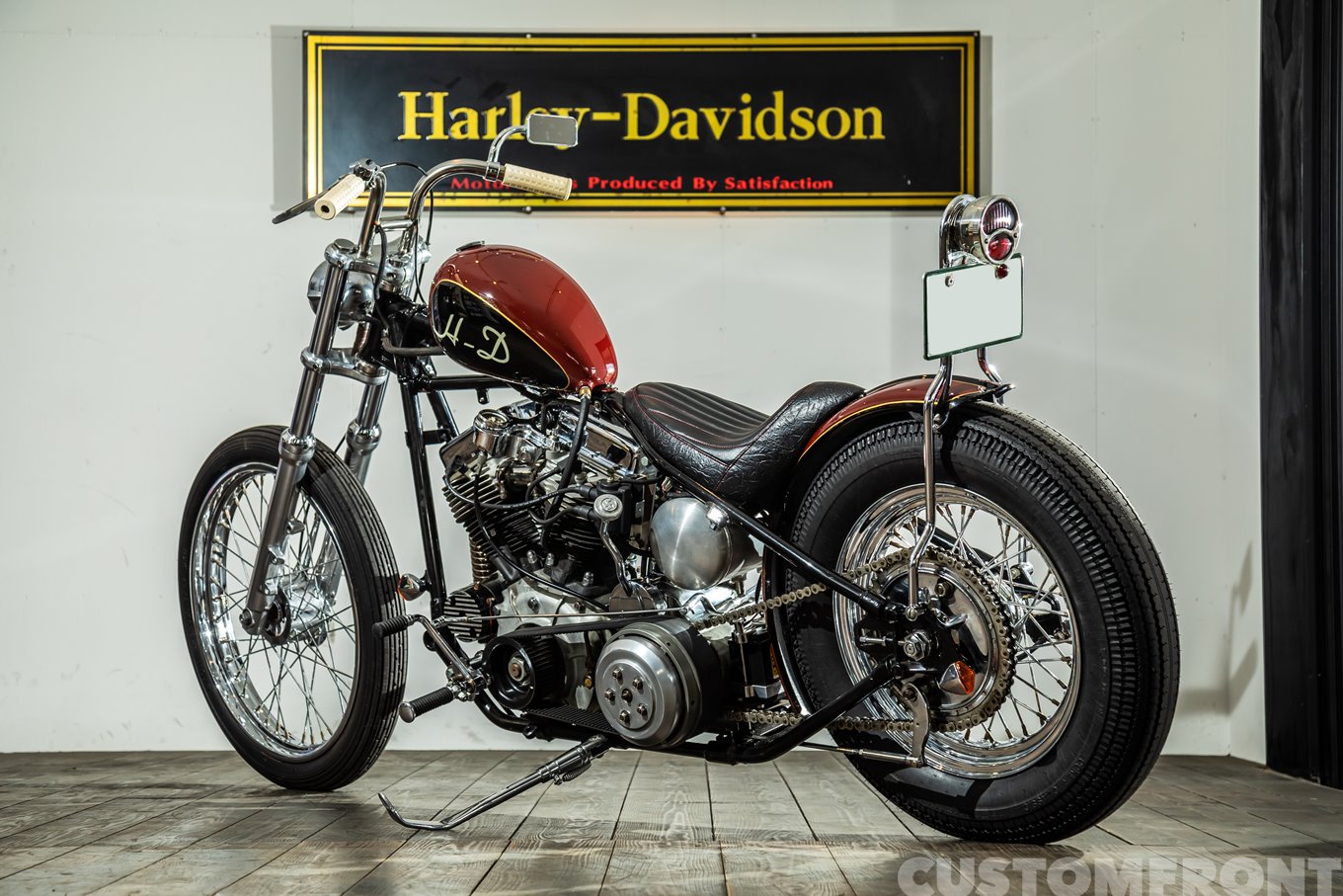 ハーレーダビッドソン パンヘッドチョッパー FL 1955・サティスファ