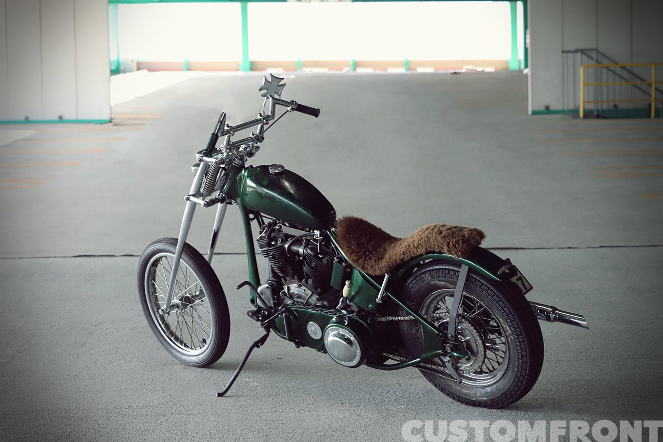 ハーレー フリスコナックルヘッドのヴィンテージチョッパー EL 1936年