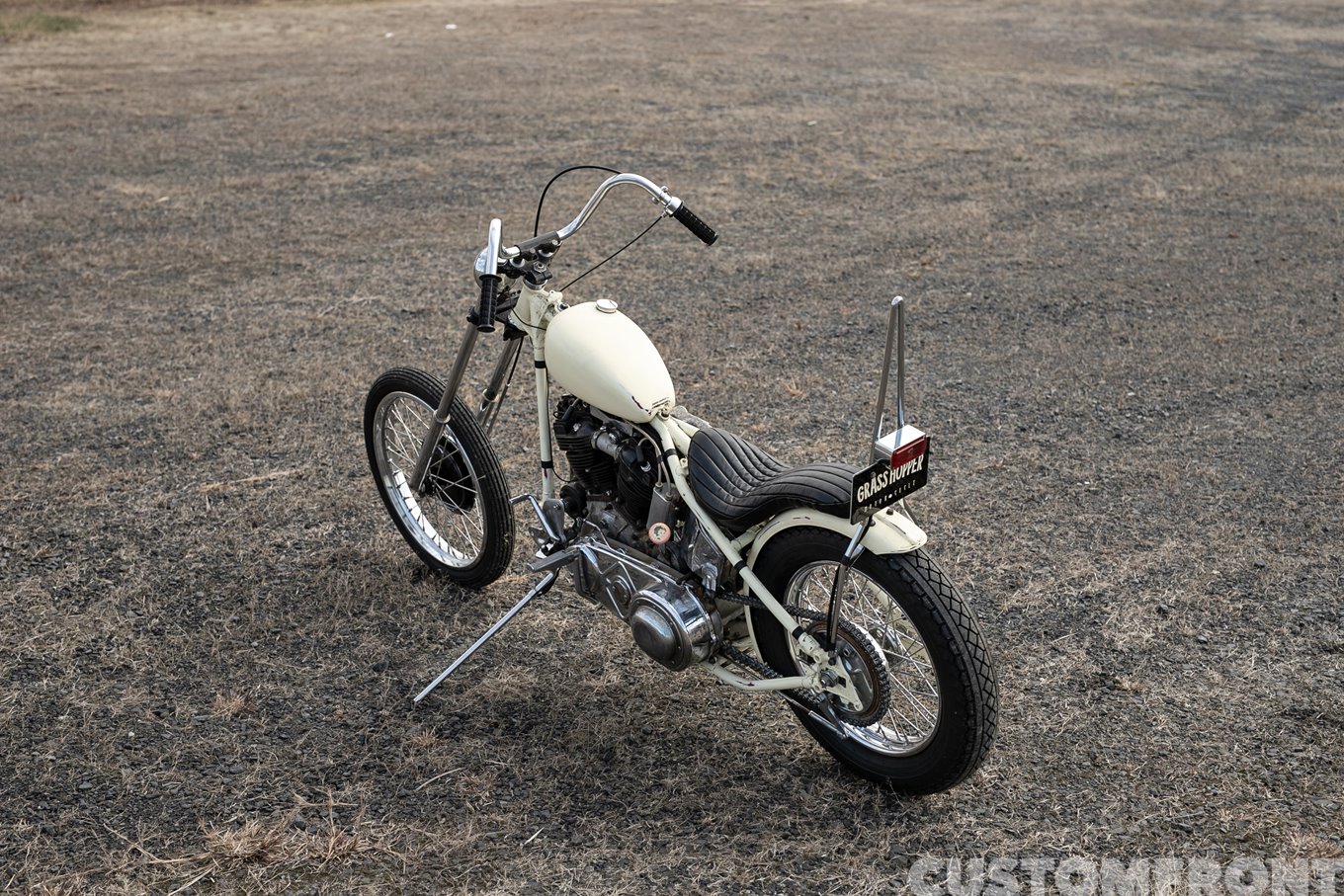 GRASS HOPPER MOTOR CYCLEのハーレーのナックルヘッドチョッパー 1947
