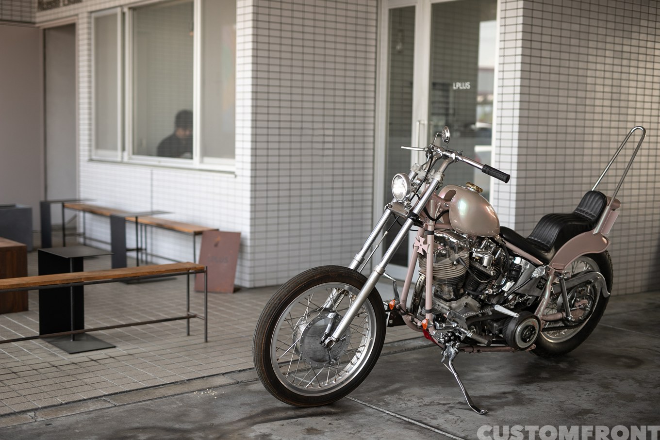 WHEELERSのハーレー 4速フレームのショベルヘッドのオールドスクール