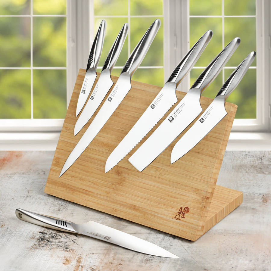 Zwilling Twin Fin II Magnetic Knife Block Set - 8 Piece