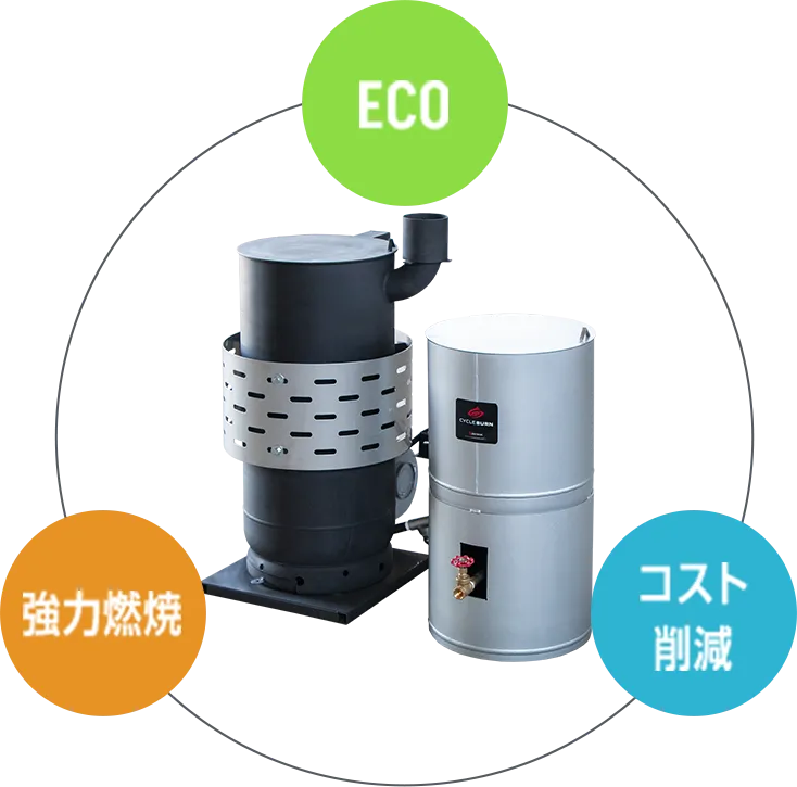 廃油ストーブで暖房費ゼロへ｜CYCLE BURN公式