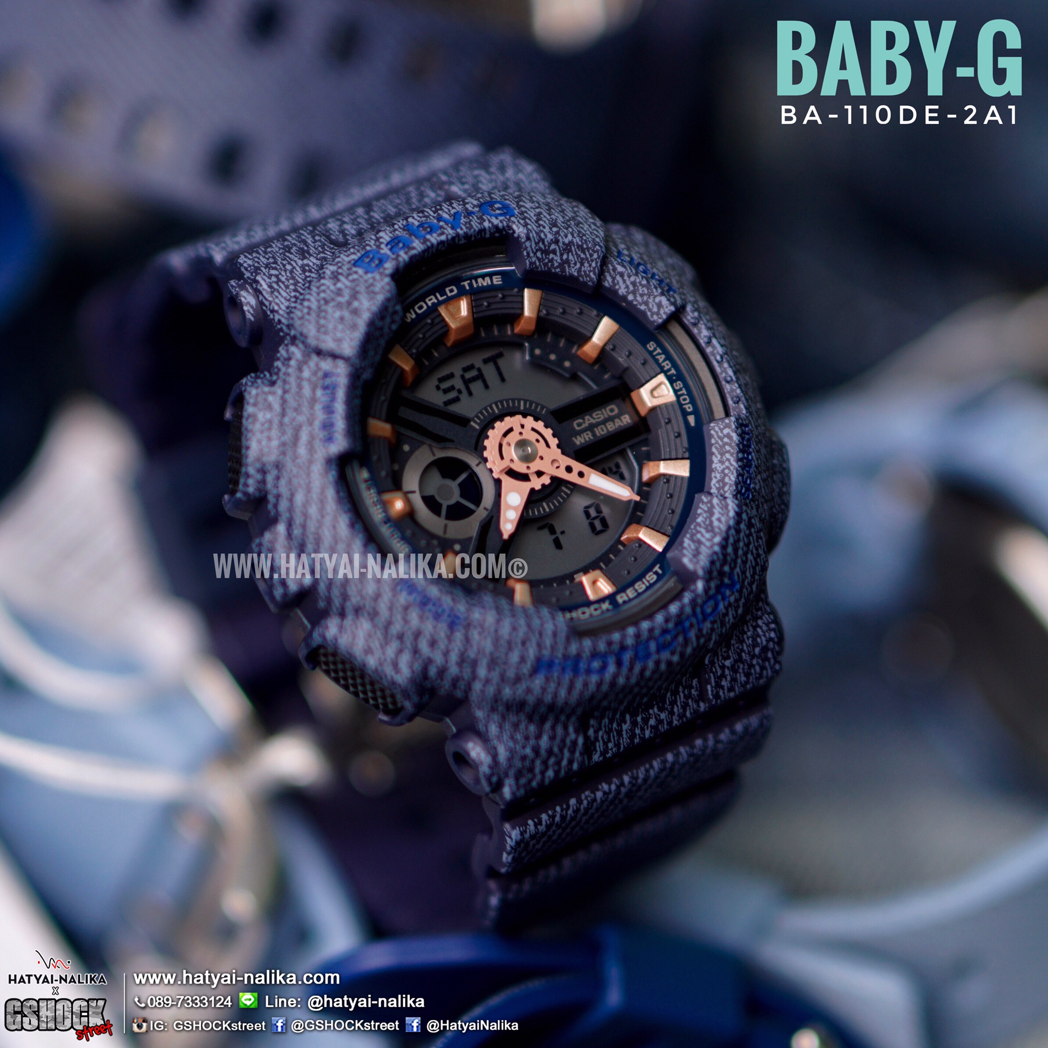 CASIO Baby-G デニムドカラー BA-110DE-2A1JF 未使用 CASIO カシオ⁄BABY−