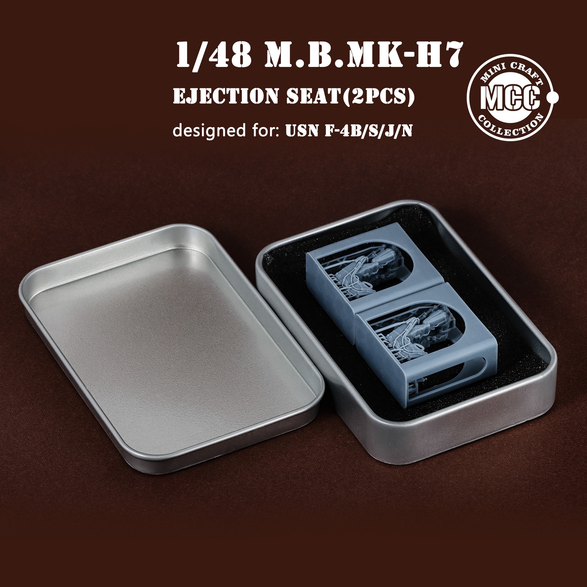 1/48 米海軍 F-4B/S/J/N用M.B. MK-H7 射出座席 (2個入り) - (株