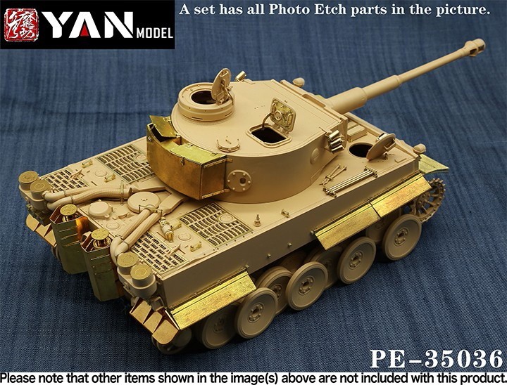 1/35 タイガーI重戦車 極初期型 エッチングパーツ (ライフィールド