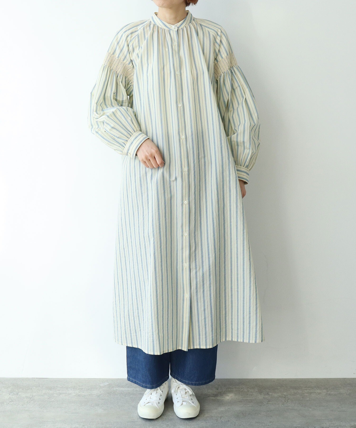 AMBIDEX Store △11oz デニム バックゴム 5ポケットパンツ(M サックス