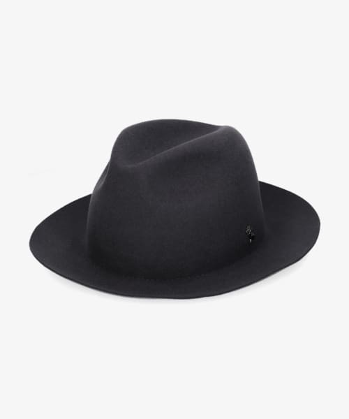 arth Crashable Fedora | 58cm(58) BLACK(01) | arth / アース | HAT