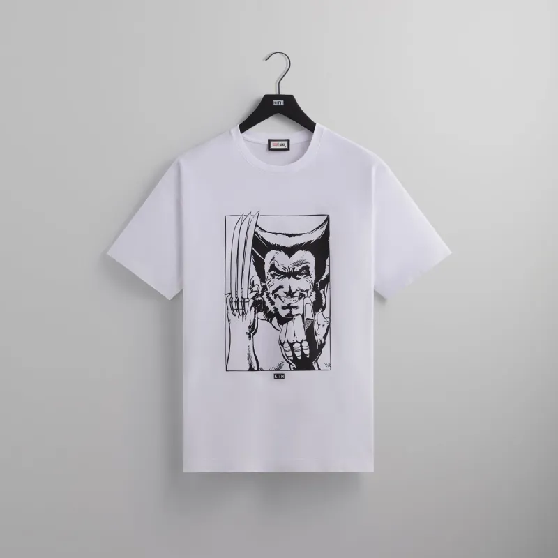Marvel | Kith for X-Men Wolverine Card Vintage Tee - White | Parallel