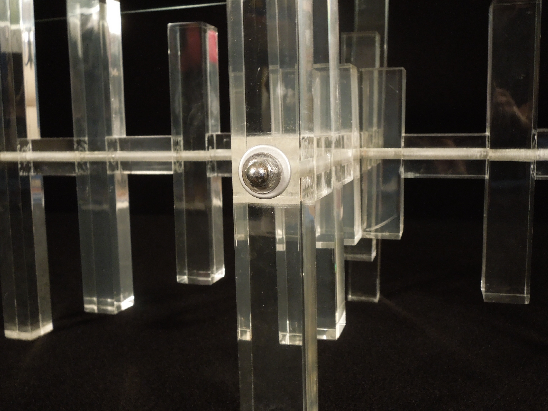 Vintage Rectangular Lucite Coffee Table - Mecox Gardens