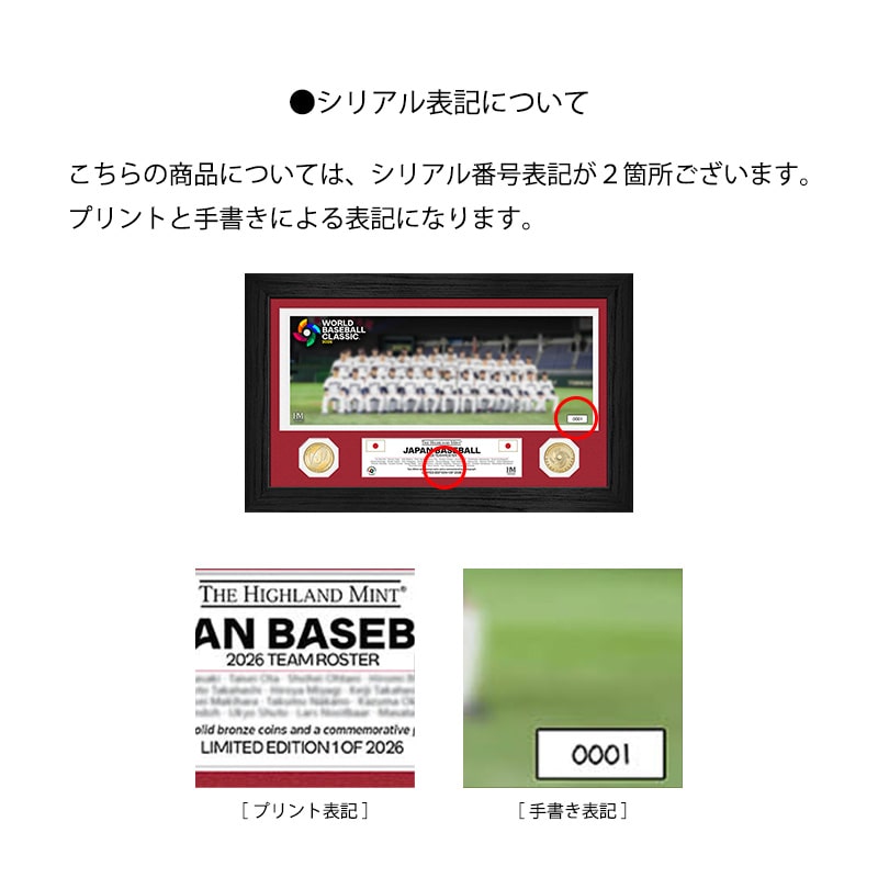 2026 World Baseball Classic 日本代表ダブルコインフォトミント｜郵便