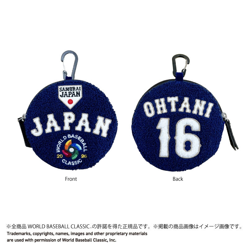 2026 World Baseball Classic 大谷翔平 サークルさがらポーチ ネイビー