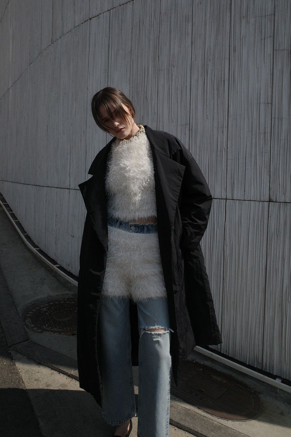 CLANE｜カラーダウンチェスターコート