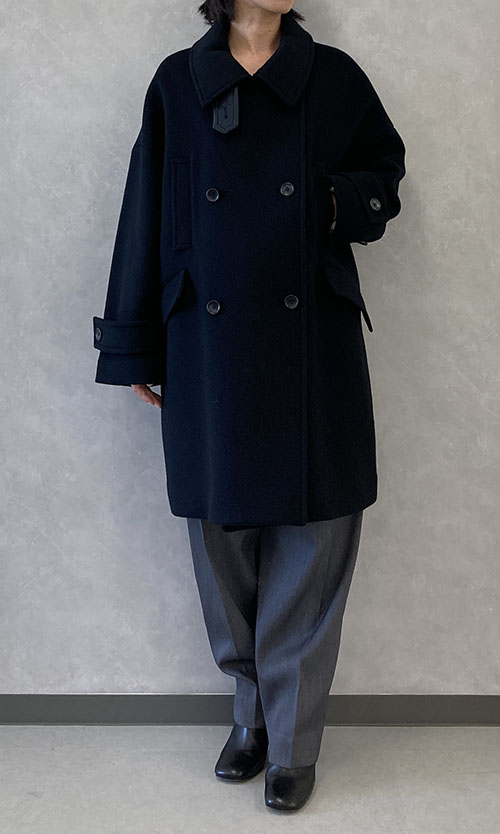 FRAY I.D｜ウールバルマカンハーフコート